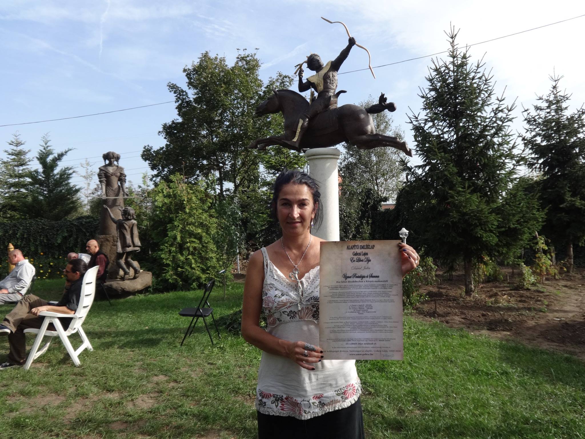 Ex Libris díj átvétele Budapesten